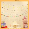 Dây Quả Bông Pom Pom Trang Trí Dài 2,5m Giá Rẻ Chỉ 18000đ