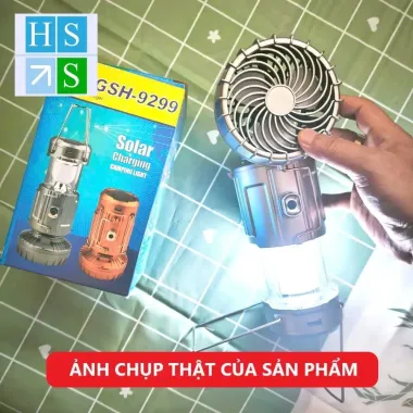 Đèn Bão LED Quạt Đa Năng Tích Điện Sạc Pin Năng Lượng Giá Rẻ 99000Đ