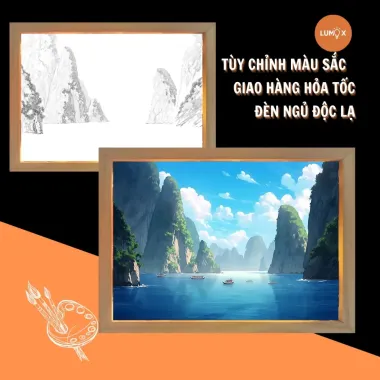 Đèn LED Hạ Long Phong Cảnh Decor Phòng Ngủ, Bàn Học, Bàn Làm Việc - Giá Cực Sốt 69K! Đèn LED Hạ Long Phong Cảnh Decor Phòng Ngủ, Bàn Học, Bàn Làm Việc - Giá Cực Sốt 69K!