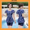 Đồ Bơi Nữ Bigsize Co Giãn Giấu Bụng - Quần Rời Trung Niên Giá Rẻ 199k
