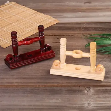 Giá đỡ quạt gỗ tròn cổ trang tiện lợi - Giảm còn 40k từ 51.6k