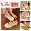 Giày Nữ Mary Jane 10% Off - Dây Đeo Đơn Giản, Đế Mềm Kiểu Pháp 2025 Giá 75k