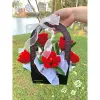 Giỏ Hoa Kẽm Nhung Handmade Đà Nẵng - Hoa Sẵn Giảm 150k Chỉ 150.000đ