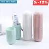 Hộp đựng bàn chải, kem đánh răng, cốc đánh răng du lịch đa năng tiện dụng