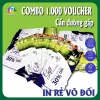 In Voucher Giá Rẻ - Phiếu Tích Điểm, Bảo Hành In Offset Sắc Nét C100-C300 Chỉ 260k