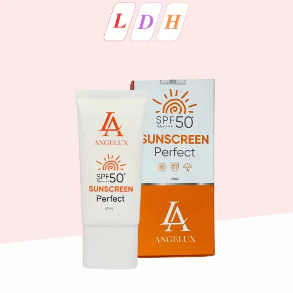 Hình ảnh sản phẩm Kem chống nắng ANGELUX SPF 50+ kiềm dầu nâng tone 50ml giá chỉ 225k