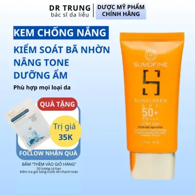 Kem chống nắng nâng tone giảm nám SPF 50++ an toàn cho mẹ bầu - Giảm 112k chỉ 450k