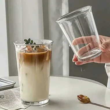 Ly Thủy Tinh Pha Trà Caffè 350ml 360ml 500ml - Giá Rẻ 15000đ