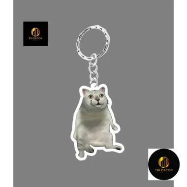 Móc Khóa Mica Mèo Dễ Thương Giá Cực Sốc - Giảm 18560 còn 14500đ