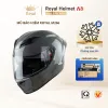 Mũ Bảo Hiểm Fullface Royal M266 Trơn 2 Kính Chính Hãng Giá Rẻ Chỉ 520k Cho Nam Nữ Đi Phượt Xe Máy