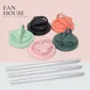 Nắp Ly Giữ Nhiệt Pastel V2 - Phụ Kiện Bình Nước Ống Hút Tritan Giảm Giá CỰC SỐC 40K