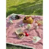 Thảm dã ngoại, đi biển, picnic ngoài trời dày dặn vibe Hàn Quốc kích thước 100*150cm
