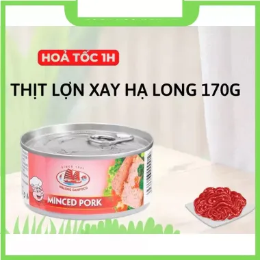 Thịt Lợn Xay Hạ Long 170g Giá Rẻ - Đồ Hộp Chất Lượng 32k Thay 41k