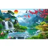 Tranh Sơn Thủy Hữu Tình 3D Lụa Dán Tường Giá Cực Sốc - Giảm Từ 89010 Xuống 69000 VND