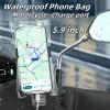 Túi Điện Thoại Chống Mưa Cho Rider - Giá Đỡ Xe Máy Trong Suốt Tiện Lợi 16200đ