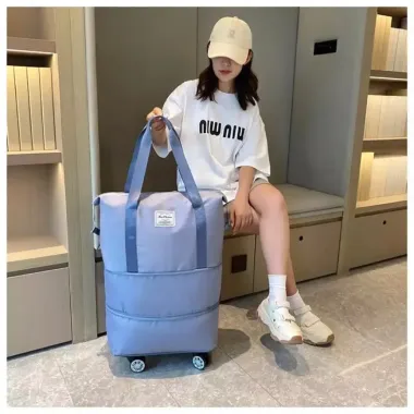 Túi Du Lịch 3 Tầng Vali Kéo Giá Cực Sốc 225k Thay Vì 290k - Tiết Kiệm 65k