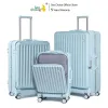 Vali Du Lịch Sea Choice 2037 Khung Nhôm Cứng Khóa TSA - Có Khay Đựng Cốc & Cổng Sạc USB Giá Cực Sốc