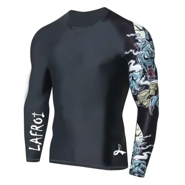 Áo Bơi Nén Tay Dài Chống UV Nam - Tập Gym Thể Thao Giá Rẻ 145k!