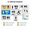Biển Báo Nhà Vệ Sinh, Toilet WC - Nội Quy, Giá Rẻ 12610đ - Mua Ngay!