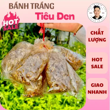 Combo Bánh Tráng Tiêu Đen Cay Tây Ninh - Đặc Sản Giảm Giá Chỉ 29990đ - Vị Đậm Đà Cay Nhiều