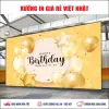 In Phông Sinh Nhật Giá Rẻ - Mẫu Sẵn Thiết Kế In Nhanh Chỉ 160k