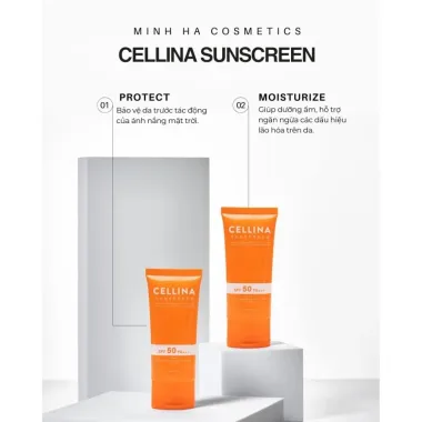 Kem Chống Nắng Phổ Rộng Cellina Giảm Giá - Bảo Vệ Da Toàn Diện Chỉ 300k