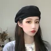 Mũ Beret Nữ Màu Đen Phong Cách Hàn Quốc - Giảm 18% Chỉ 47628đ Xuân Hè Thời Trang