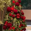 Trang Trí Noel - Quả Châu Nhung Đỏ Decor Sự Kiện GIÁM 17% Chỉ 20.900đ