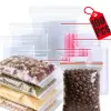 100 Chiếc Túi Niêm Phong Nhựa Trong Suốt Tủ Lạnh Thực Phẩm Tươi Túi - Dày Chống Thấm Nước Tự Khóa Túi - Bao Bì Trang Sức- Vận Chuyển Nhanh Tại Địa Phương