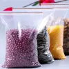100 Chiếc Túi Niêm Phong Nhựa Trong Suốt Tủ Lạnh Thực Phẩm Tươi Túi - Dày Chống Thấm Nước Tự Khóa Túi - Bao Bì Trang Sức- Vận Chuyển Nhanh Tại Địa Phương 3