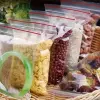 100 Chiếc Túi Niêm Phong Nhựa Trong Suốt Tủ Lạnh Thực Phẩm Tươi Túi - Dày Chống Thấm Nước Tự Khóa Túi - Bao Bì Trang Sức- Vận Chuyển Nhanh Tại Địa Phương 4
