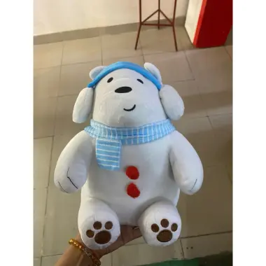 (25cm) Gấu bông gà đội mũ
