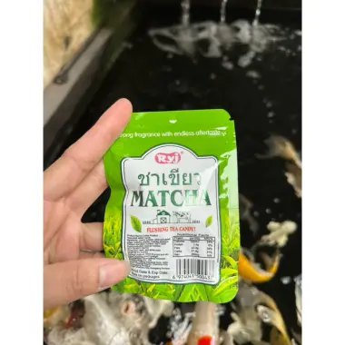(5-15-30 Gói) Gói Kẹo C Matcha/ Caphe Hình Xương Chó Kẹo Matcha Xương Chó Tuổi Thơ 5