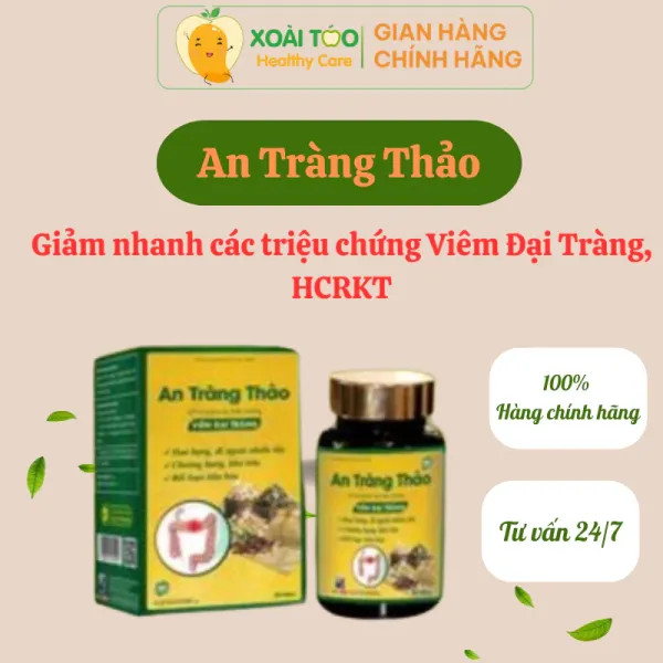 Hình ảnh sản phẩm An Tràng Thảo Giảm Viêm Đại Tràng, Hội Chứng Ruột Kích Thích Chỉ 109k