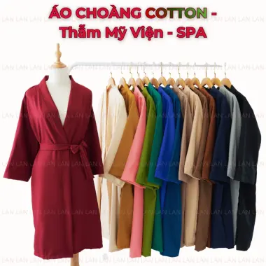 Áo Choàng Ngủ Cotton Dây Rút Cổ Chữ V Nam Nữ Đa Màu Resort Khách Sạn Spa Giá Cực Sốc Chỉ 63200đ 7 Áo Choàng Ngủ Cotton Dây Rút Cổ Chữ V Nam Nữ Đa Màu Resort Khách Sạn Spa Giá Cực Sốc Chỉ 63200đ 7