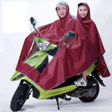 Áo Đi Mưa Phản Quang Cánh Dơi Nam Nữ - Kính Trong Suốt, Chống Mưa Hoàn Hảo Cho Xe Máy 4