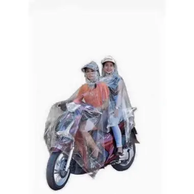 Áo Đi Mưa Phản Quang Cánh Dơi Nam Nữ - Kính Trong Suốt, Chống Mưa Hoàn Hảo Cho Xe Máy 7