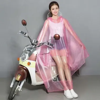 Áo Đi Mưa Phản Quang Cánh Dơi Nam Nữ - Kính Trong Suốt, Chống Mưa Hoàn Hảo Cho Xe Máy 11