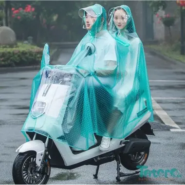 Áo Đi Mưa Phản Quang Cánh Dơi Nam Nữ - Kính Trong Suốt, Chống Mưa Hoàn Hảo Cho Xe Máy 15