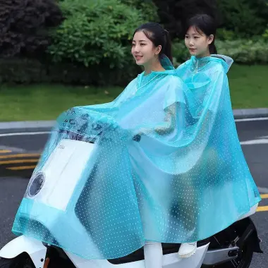 Áo Đi Mưa Phản Quang Cánh Dơi Nam Nữ - Kính Trong Suốt, Chống Mưa Hoàn Hảo Cho Xe Máy 16