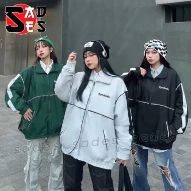 Áo Khoác Dù SYMBOLIC Chất Dù 2 Lớp Sọc Tay Phối Màu Cổ Đứng Unisex Nam Nữ KD13, Áo Khoác Bomber In Chữ Form Rộng SADES 3 Áo Khoác Dù SYMBOLIC Chất Dù 2 Lớp Sọc Tay Phối Màu Cổ Đứng Unisex Nam Nữ KD13, Áo Khoác Bomber In Chữ Form Rộng SADES 3