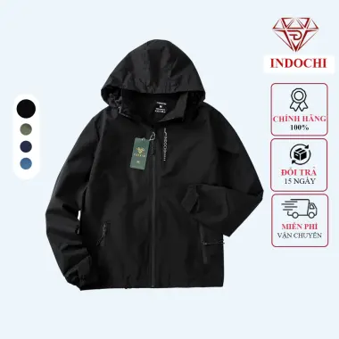 Áo khoác gió nam INDOCHI 2 lớp chống nước, UV, gió - Mũ tháo rời - Giảm giá số 1 2 Áo khoác gió nam INDOCHI 2 lớp chống nước, UV, gió - Mũ tháo rời - Giảm giá số 1 2