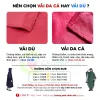 Áo Mưa Bít Hông Chống Thấm Tốt - Vải Tổ Ong, Mang Balo 1 Người, Giá Chỉ 99.000đ