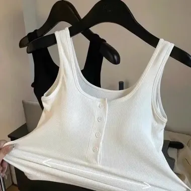 Áo sát nách 3 lỗ có mút ngực, áo 2 dây bản to thun form ôm body siêu mát giá chỉ 61110 đồng 6 Áo sát nách 3 lỗ có mút ngực, áo 2 dây bản to thun form ôm body siêu mát giá chỉ 61110 đồng 6