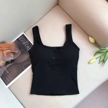 Áo sát nách 3 lỗ có mút ngực, áo 2 dây bản to thun form ôm body siêu mát giá chỉ 61110 đồng 8 Áo sát nách 3 lỗ có mút ngực, áo 2 dây bản to thun form ôm body siêu mát giá chỉ 61110 đồng 8