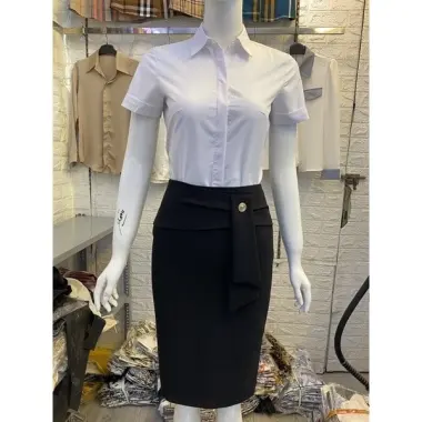 Áo Sơ Mi Nữ Trắng Cộc Tay Cao Cấp MQ Boutique - Giảm 21% Chỉ Còn 165.700đ