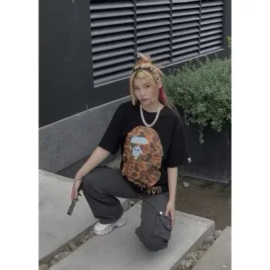 Áo thun Bape unisex cotton 100% giảm giá chỉ 218.400đ - Tem tag đầy đủ, mẫu trending hot