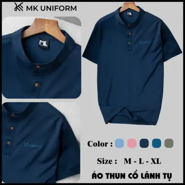 Áo Thun Nam Cổ Lãnh Tụ, Polo cá sấu cotton trơn BASIC Nam Tính, Sang Trọng, Thanh Lịch PMK1 14 Áo Thun Nam Cổ Lãnh Tụ, Polo cá sấu cotton trơn BASIC Nam Tính, Sang Trọng, Thanh Lịch PMK1 14