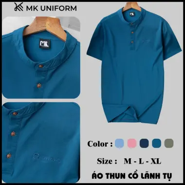 Áo Thun Nam Cổ Lãnh Tụ, Polo cá sấu cotton trơn BASIC Nam Tính, Sang Trọng, Thanh Lịch PMK1 17 Áo Thun Nam Cổ Lãnh Tụ, Polo cá sấu cotton trơn BASIC Nam Tính, Sang Trọng, Thanh Lịch PMK1 17