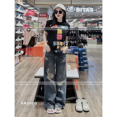 Áo Thun Nữ Kenzia Lady Siêu Cấp - Cotton 100% - Cổ Tròn Tay Ngắn Giá Rẻ 185.250đ 3